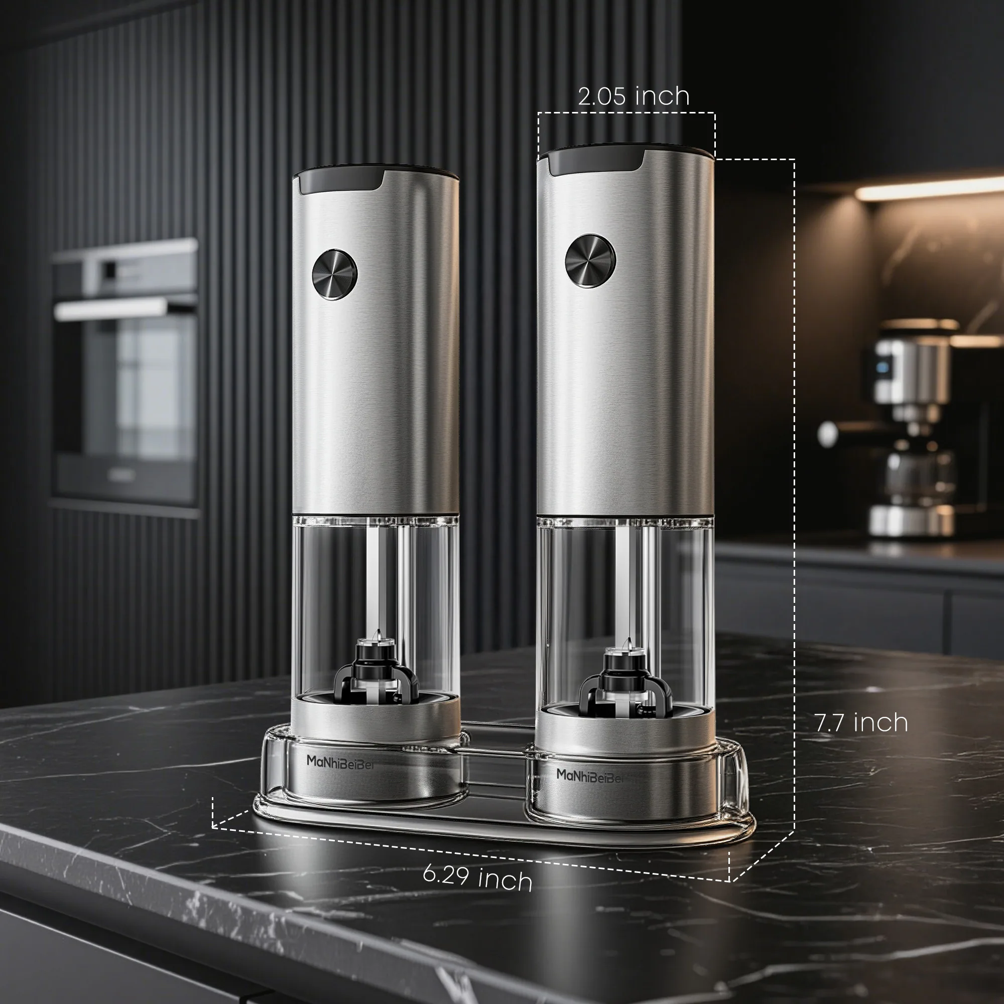 MaNhiBeiBei two-grinder set dimensions
